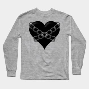 Chained Heart Long Sleeve T-Shirt